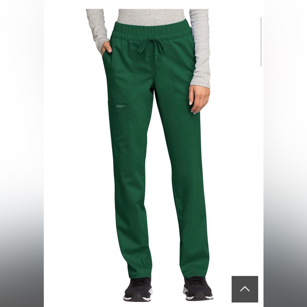 Cherokee Workwear Revolution Women's Tapered Leg Drawstring Scrub Pants-WW105
